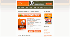 Desktop Screenshot of pdftiger.com